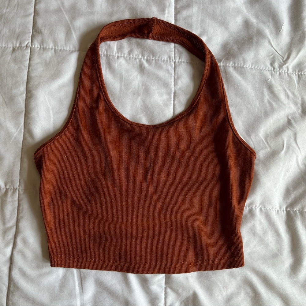 Brown tank top